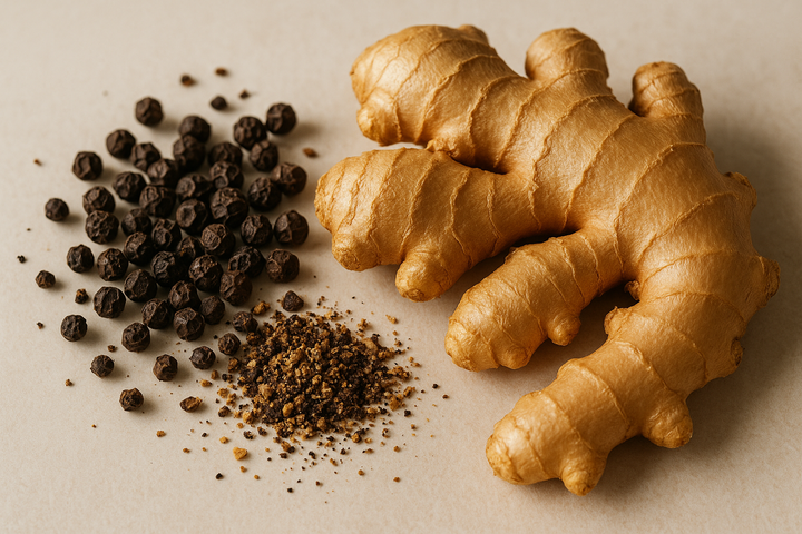 Ginger and Black Pepper: The Unexpected Duo That Boosts Digestion and Warmth